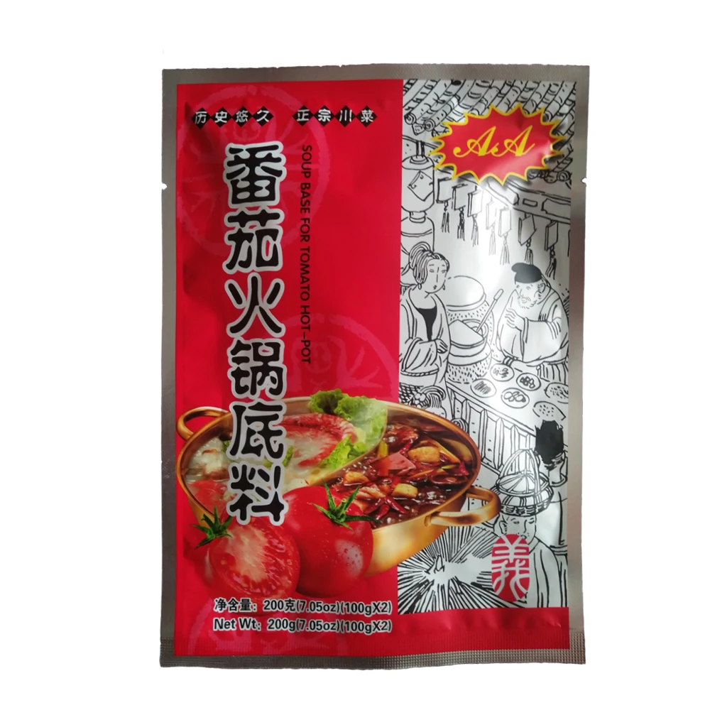 
200g Tomatoes Hot Pot Soup Base Seasoning, Canola Oil 