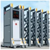 Aluminum automatic retractable gate with motors sliding gate at entrance