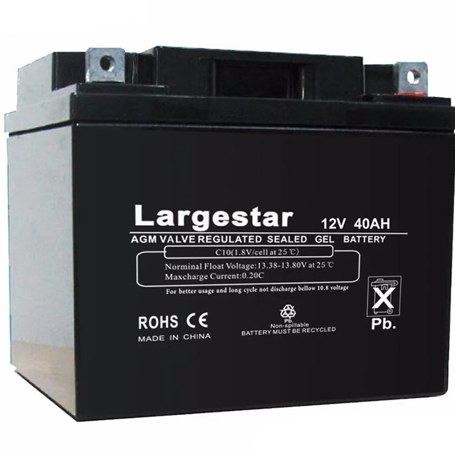 
Medium size Sealed gel UPS 40AH 12 volt car power super li-ion battery 