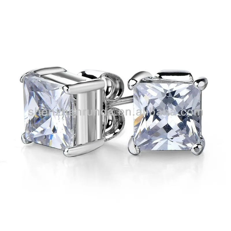 Square Diamond Cut Earrings For Boys Square Diamond Cut Earrings For Boys Product On Alibaba