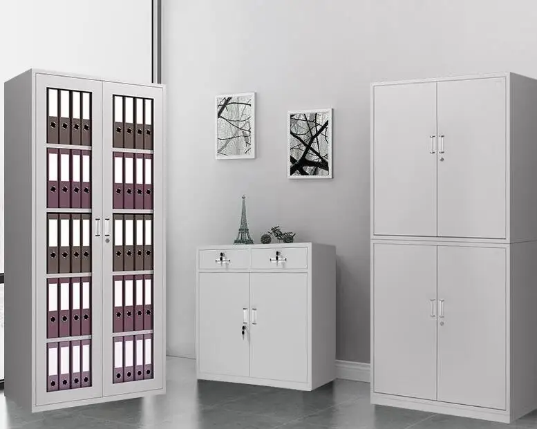 Storage Steel Swing Door Filing Cabinet Factory Direct 2 Door Steel File Cabinet