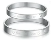 Young Teenagers Personalized Flower Girl Gift Stainless Steel Custom Stamped Statement Bracelet Bangle Children's SZB042