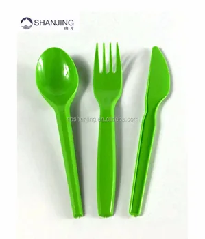 plastic spoon cutlery disposable pack fork larger