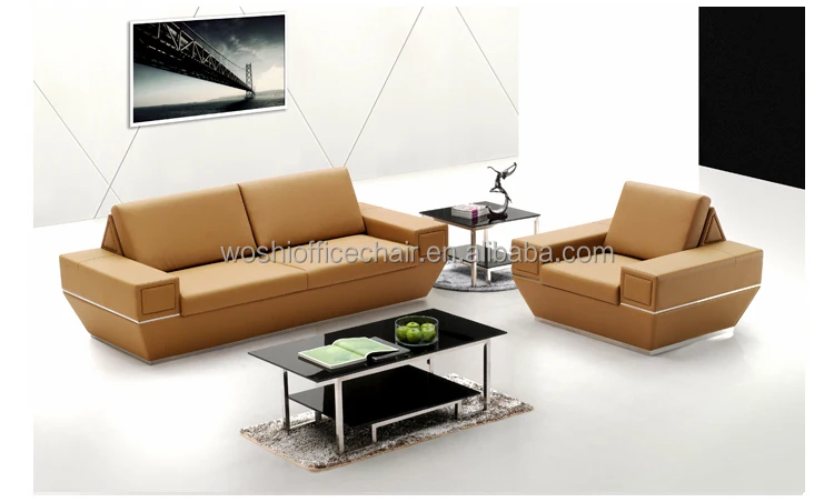 Foshan Commercial Furniture Modern Leather Office Sofa - Buy Foshan
