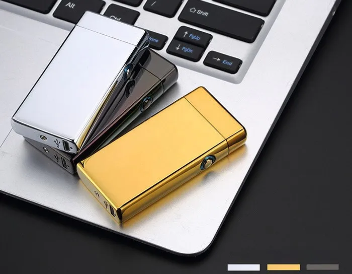 Metal Zinc Alloy Ultra Thin Usb Electrical Lighters Rechargeable,Innovative Customized Electric