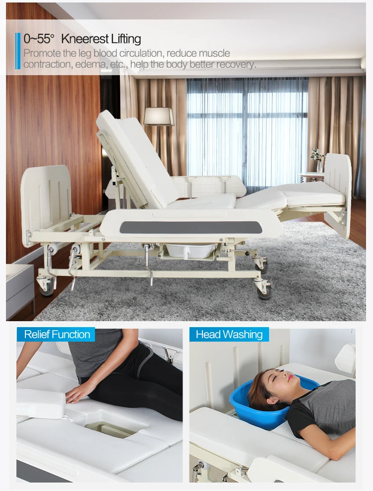 Home Use Multi Functional Manual Hospital Bed For Paralyzed Patients Buy Hospital Bed,Manual