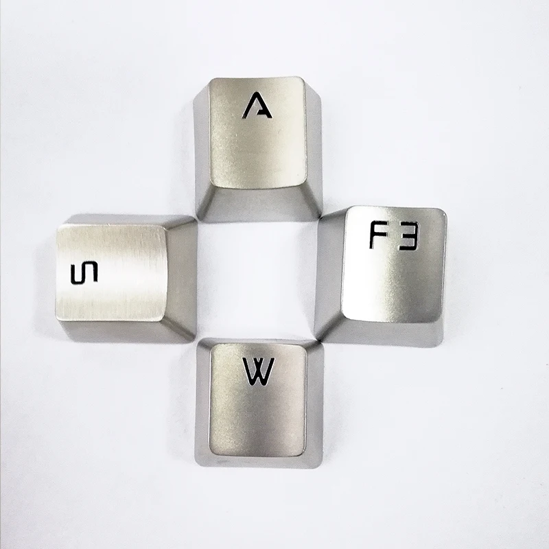 New Stainless Steel Keyboard Keys Parts MIM Metal Power Injection Molding Keycap Computer Accessories Factory