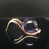 cheap small crystal ball good looking purple glass crystal ball spheres for glass gifts