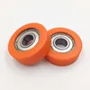 6000 PU Deep Groove Ball Bearing Wear Resisting Outer Rubberized Polyurethane Plastic clad Tension Bearing With PU Cover