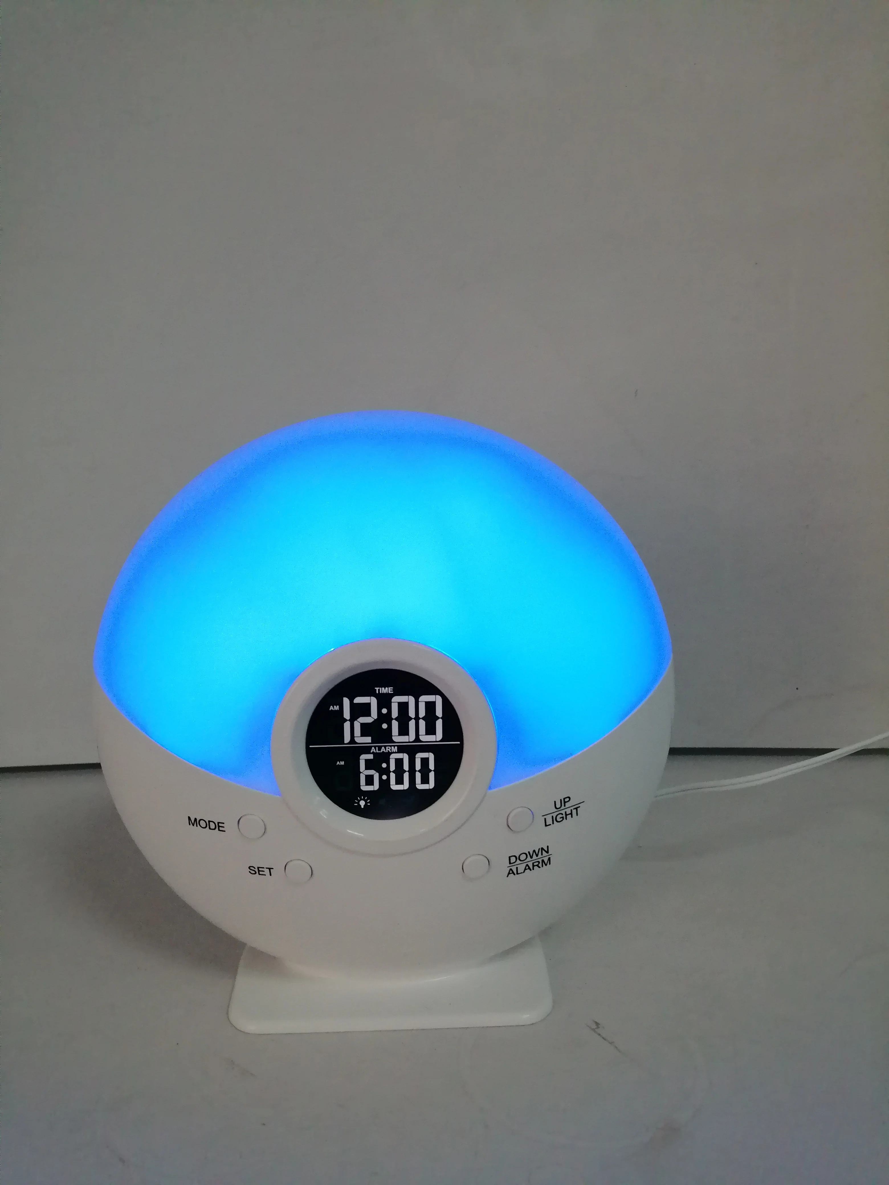 Hot Bedroom Wake Up Light Alarm Clock Sunrise Alarm Clock Fm Radio Alarm Clock Color