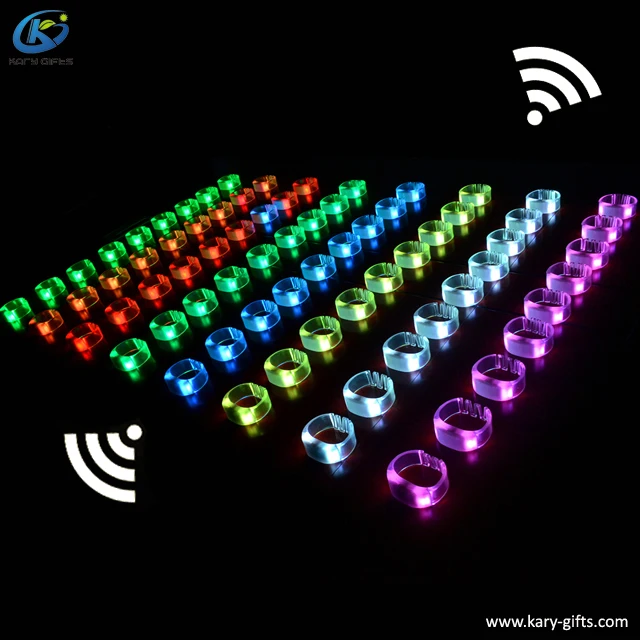 2019 Concert Wedding OEM DMX512 Control Programmable Led Bracelet Wristband