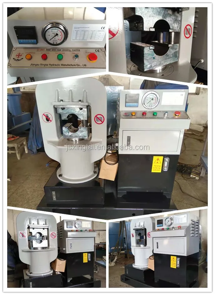 200ton Steel Wire Rope Swaging Press Machine Buy Steel Wire Rope