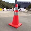 Traffic Cone Manufacturers Cone Shape PVC Flexible 70cm Road Cone