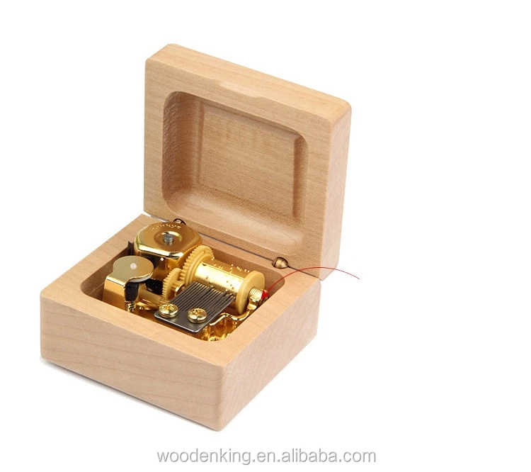 Real Wood Music Box Crafts Creative Birthday Present Custom Logo Sankyo Music Boxes Buy Sankyo