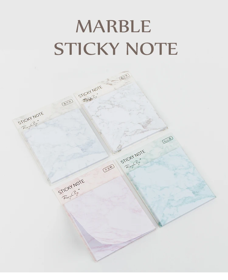 Original Nordic Marble Strong Sticky Note 4 Color 30 Sheets Per Pad Office School Memo Pad In Stock Buy Sticky Note Note Pad Office Supply Product On Alibaba Com