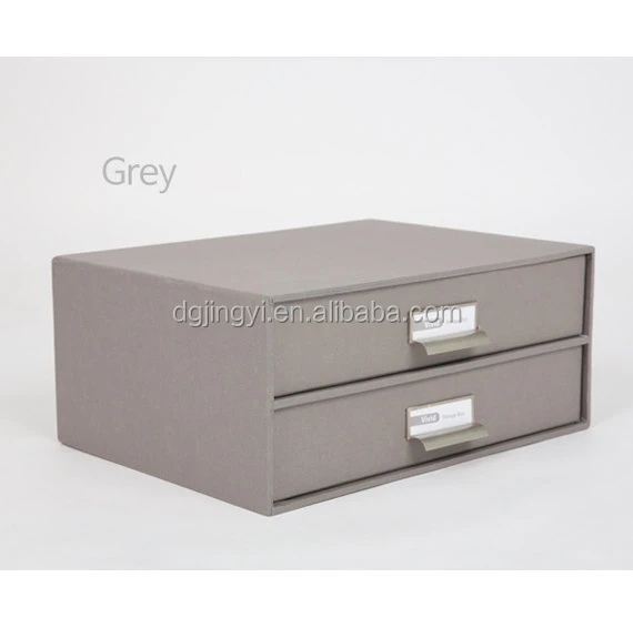 Xmas Grey Office Equipment Cardboard Drawer Storage Box Buy