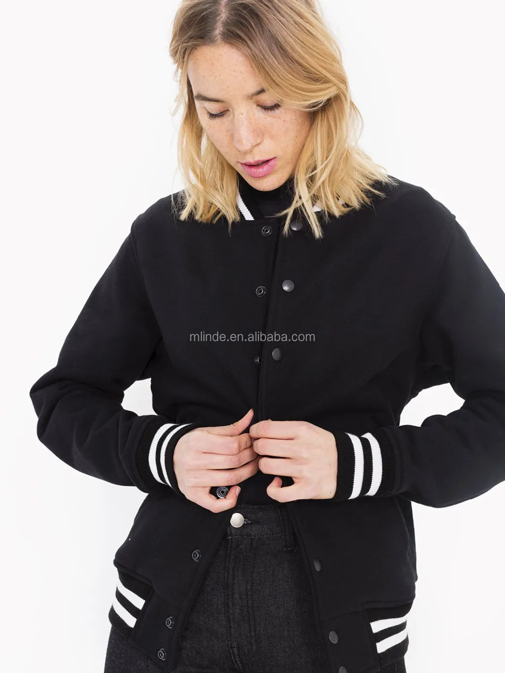 2017 Latest Fashion Women Unisex Varsity Jacket,Custom Bomber Plain