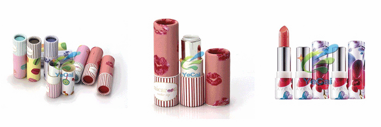 Free sample lipstick container lip balm case empty paper tube , luxury cosmetic tubes