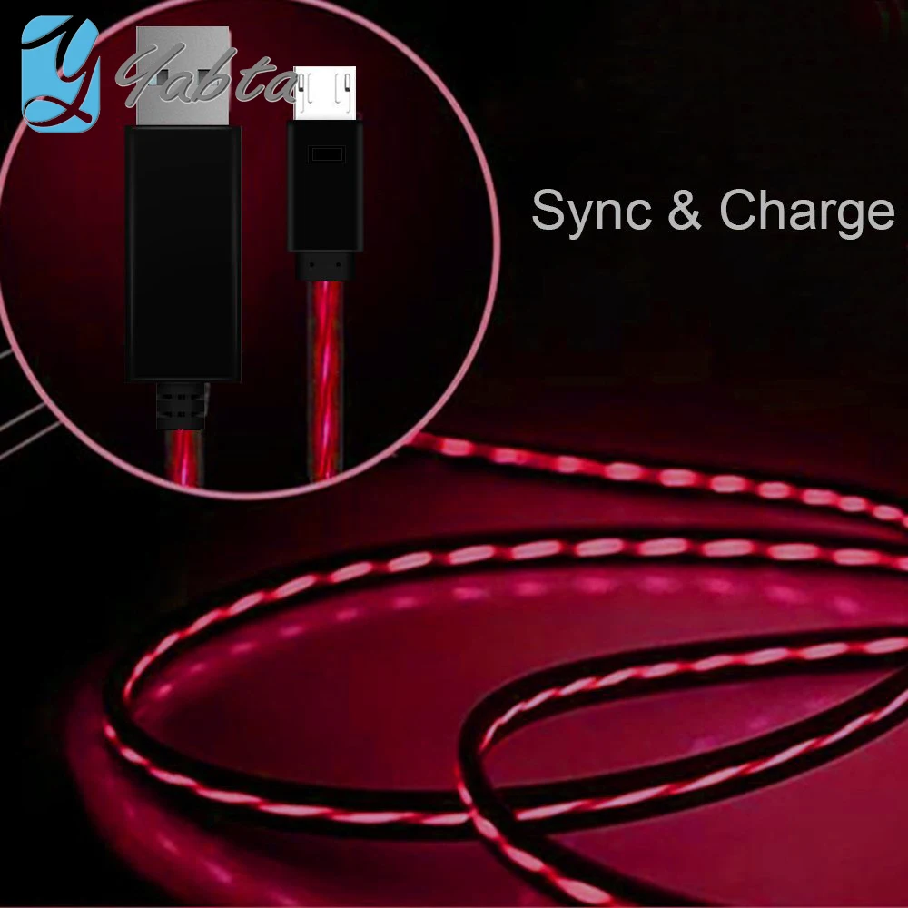 red led iphone charger