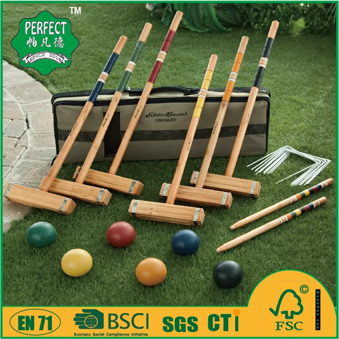 Wooden Croquet Set For Garden Croquet Game Buy Wooden Croquet Set