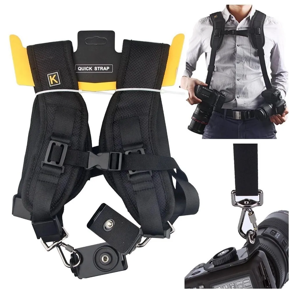 Professional Fashion Quick Rapid Shooting Camera Sling Universal Dual