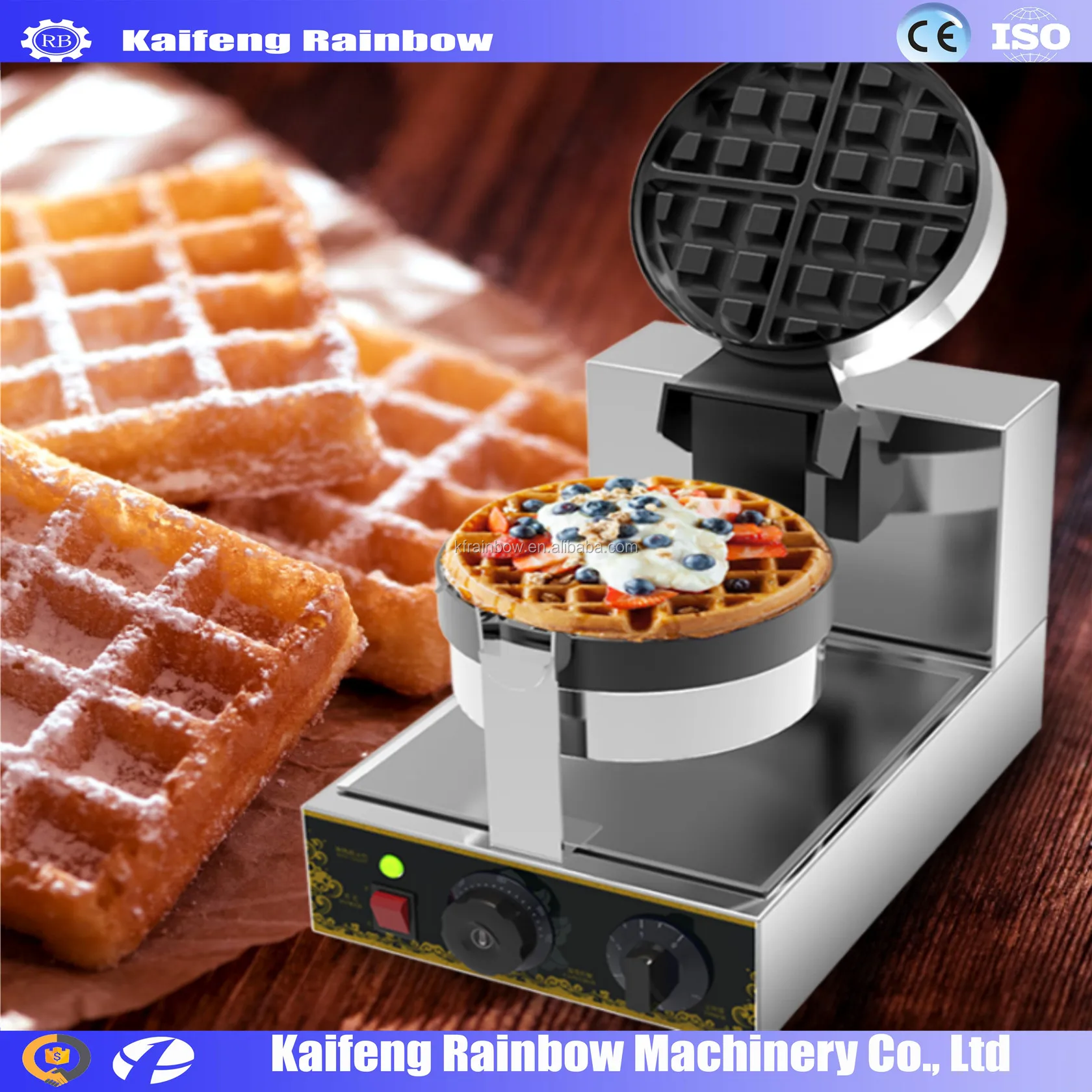 Big Capacity Multifunctional Waffle Make Machine Plate Waffle Maker Enamel Iron Quincuncial