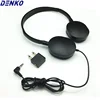 2019 Economic price 32 ohms 300 ohms TPE cable single plug airplane headset for airline with double plug adapter