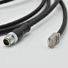 Custom Cat6 26AWG PUR cable ethernet adapter 8pin M12 X code to RJ45 cable