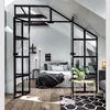 irregular shape window steel windows & doors grill design and customized
