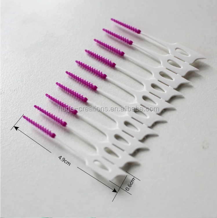 High Quality Dental Flosser Silicone Toothpicks With Soft Bristle Soft
