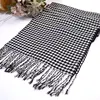 2018 Houndstooth style striped design Indian Scarf for Men cashmere scarves
