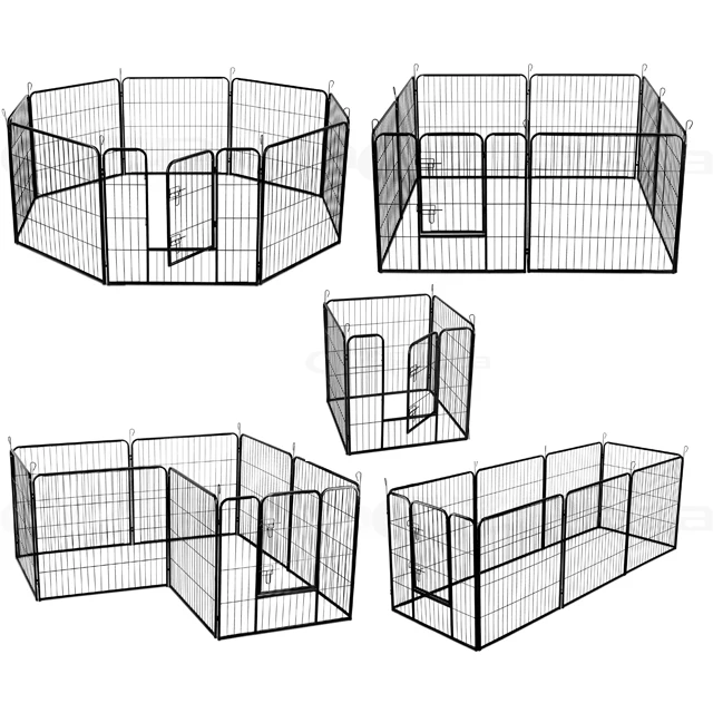 Made In China Galvanized Chain Link Dog Kennel Of Large.jpg