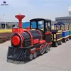 Fun park rides family amusement games electric 24 seats mini trackless train road train for sale