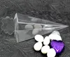 Nice looking clear pvc plastic cone box for wedding favour party