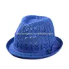 Latest Hollow Multicolor Leather Strap Bow Lady Straw Hat Fishing Hat