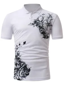Polyester cotton all over print polo shirt men's polo t shirt in customized print high quality OEM polo t-shirt supplier Polyester cotton all over print polo shirt men's polo t shirt in customized print high quality OEM polo t-shirt supplier