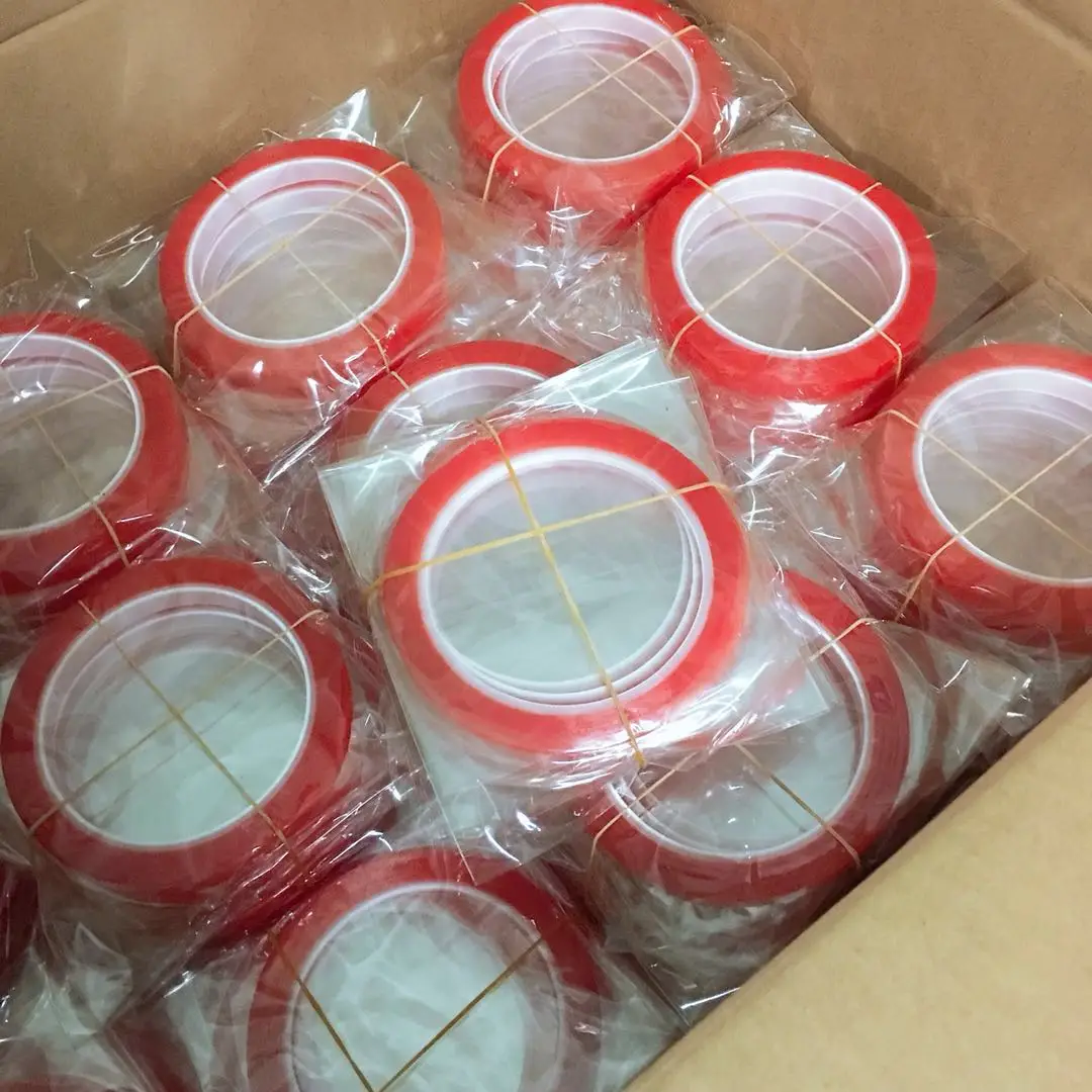 3mm*50m Clear Heat Resistant Double Sided Pet Adhesive Tape Rolls