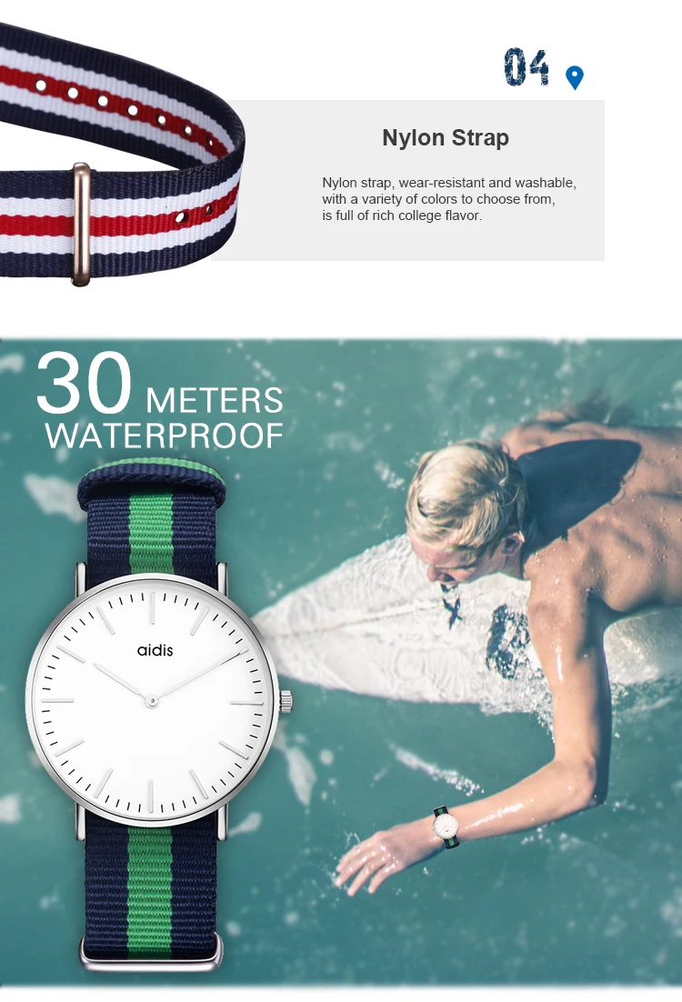 2019 Newest Free Sample Women Watch Waterproof Girl Watch Brand