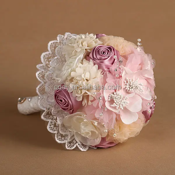 lace wedding flowers