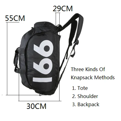 China  promotional custom cycling travel gym duffel bag with shoe compartment 