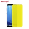 Amazon Nanoedge Case Friendly Factory Supply 3D Yellow Full Size Cover Screen Protector for Samsung Galaxy S8 S8 Plus Tpu Film