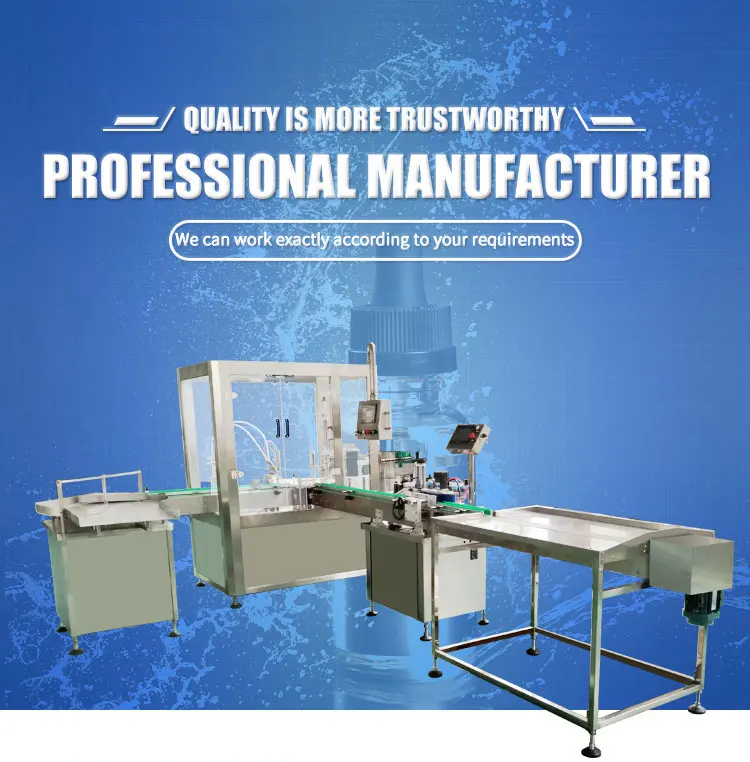  bottling machine small vial bottle hemp oil filling machine