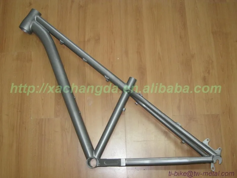 sandblasting bike frame