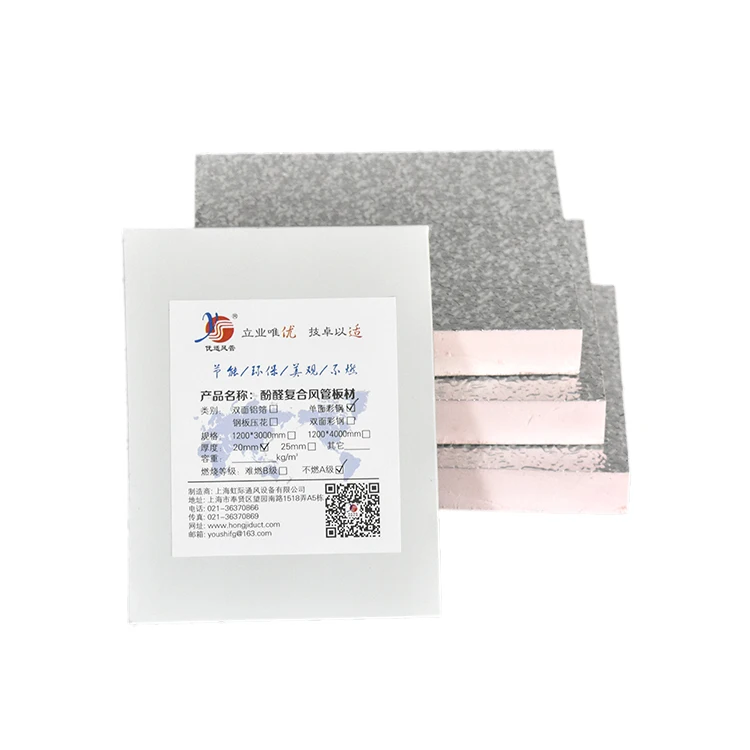 Wall Insulation Aluminum Foil Phenolic Panel Foam Board