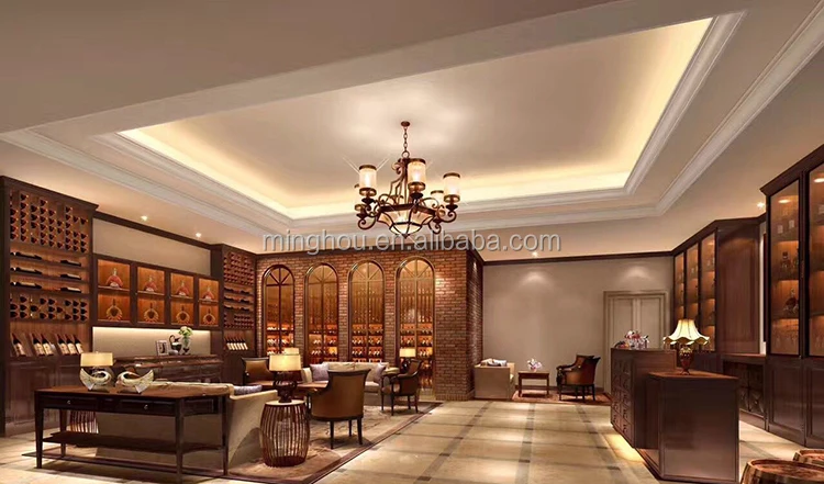 Offer customized design racks for wine cellar cabinet and wine stand (12)