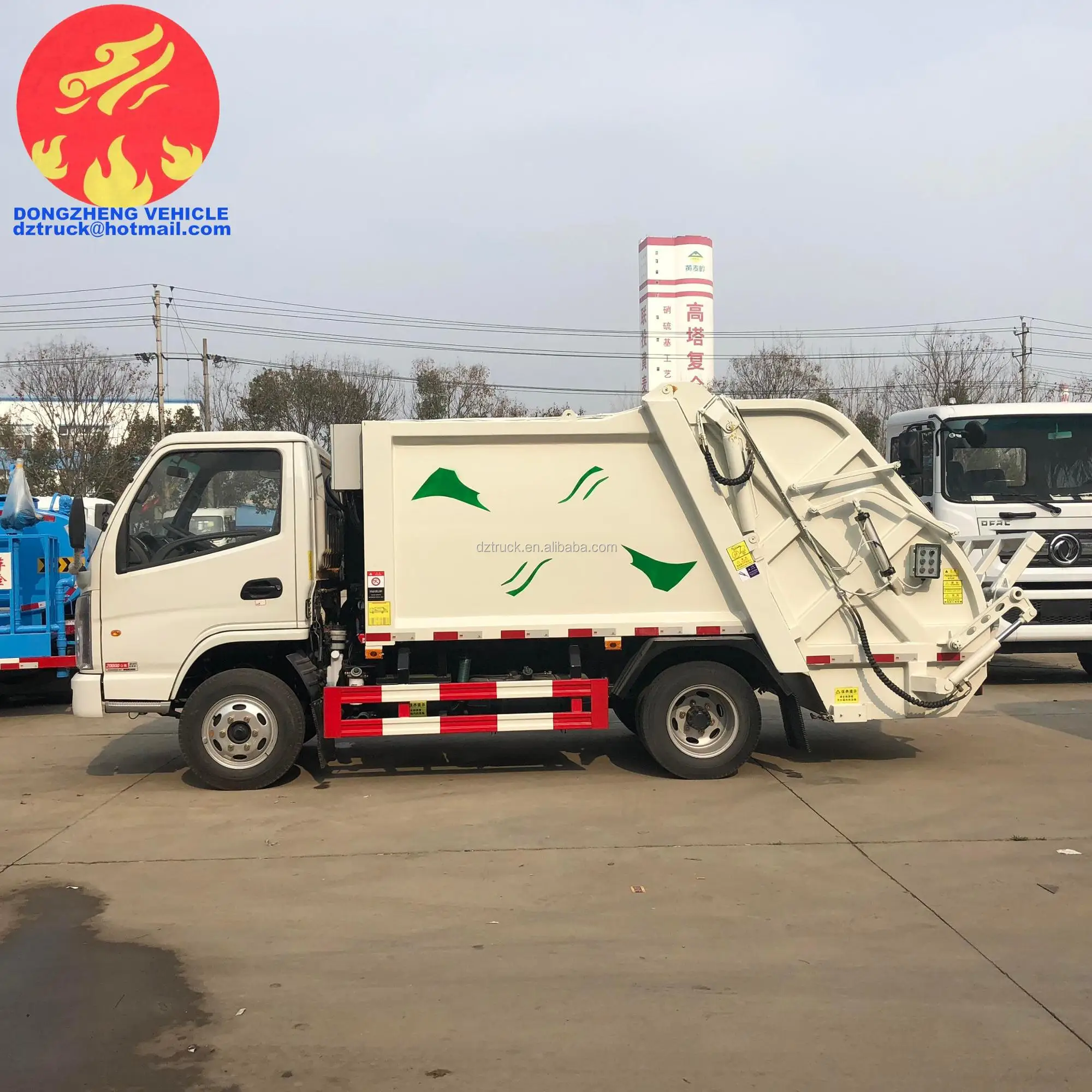 Kama 3000l Small Garbage Compactor Truck Buy Small Compactor Truck