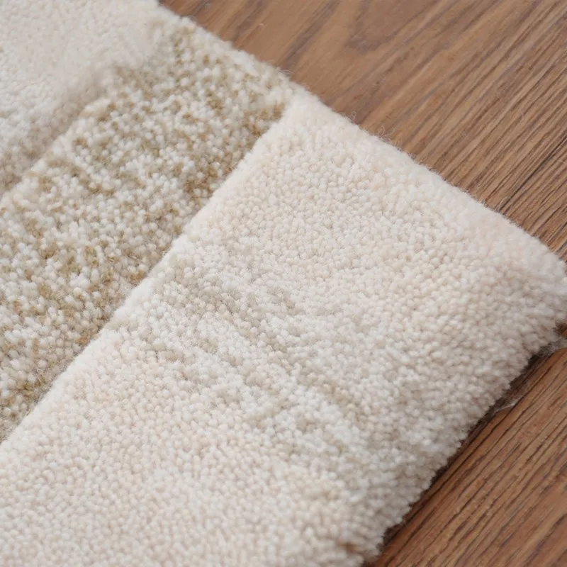 Latest Design Plush Handmade Wool Carpet Cut Pile Customized Hand
