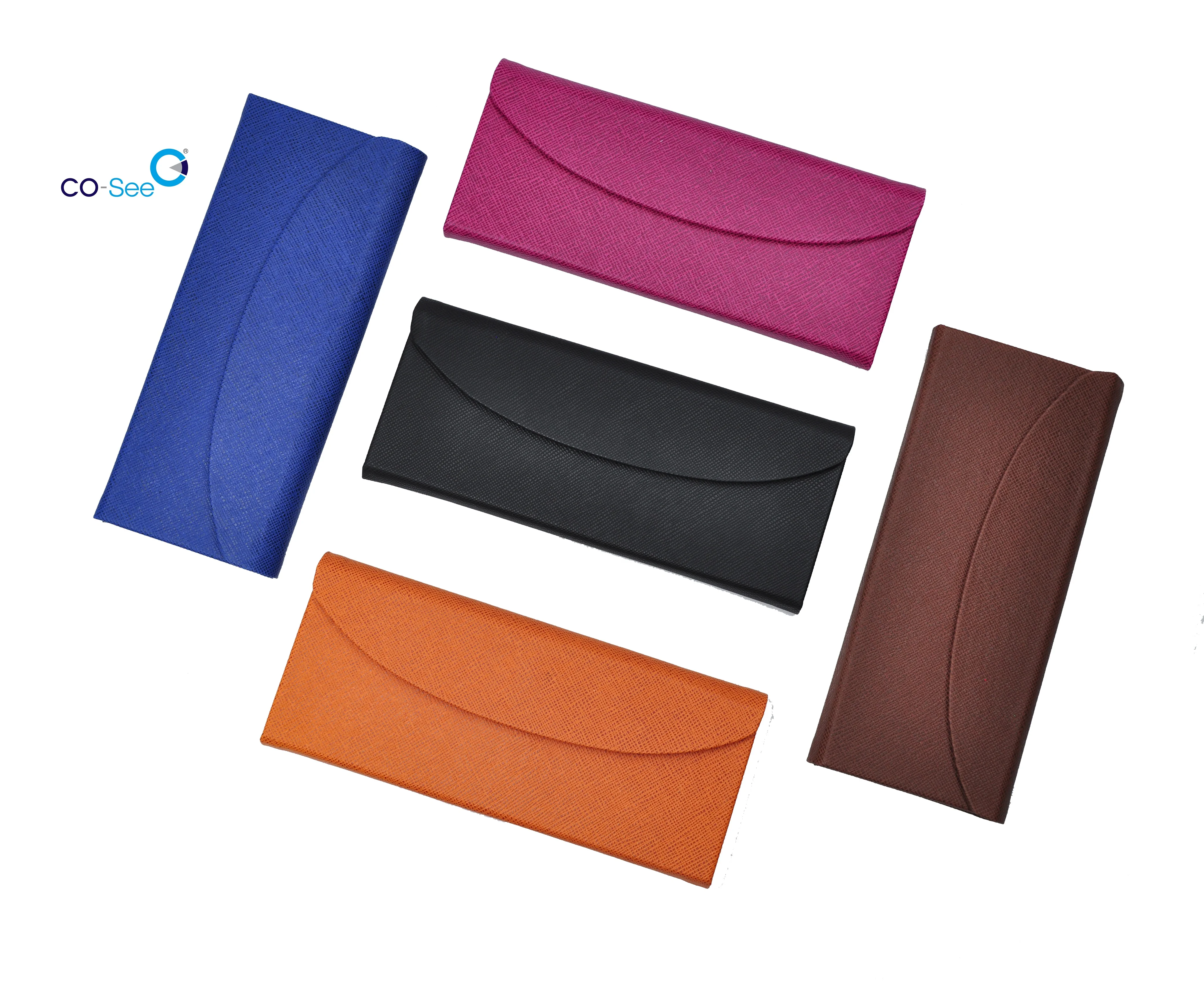 Custom Logo Case For Glasses Set With Microfiber Cloth And Paper Box