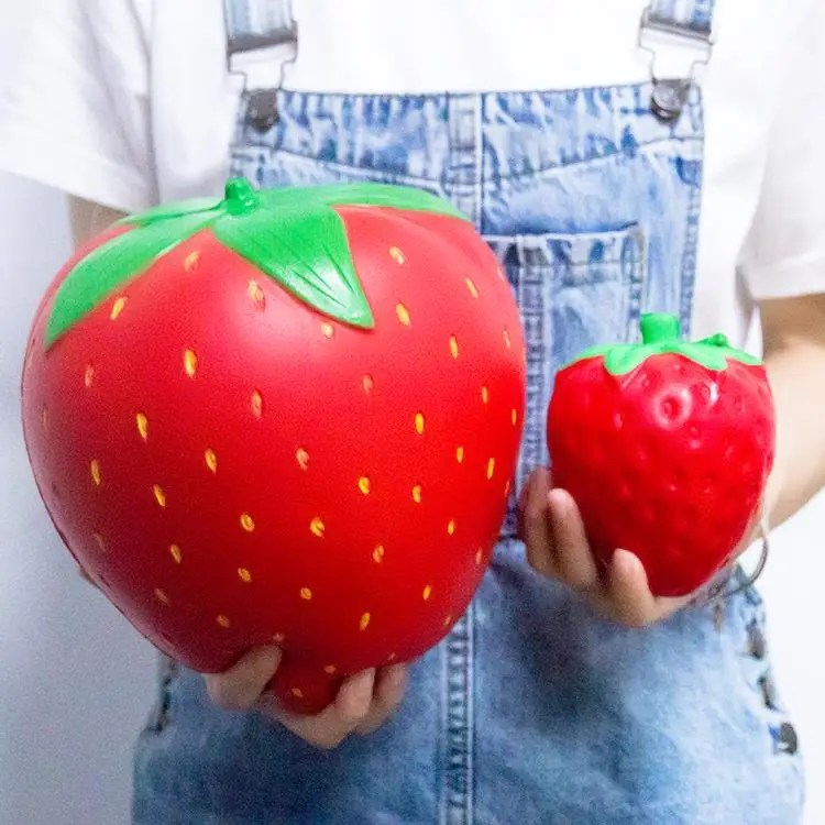 strawberry squishy toy