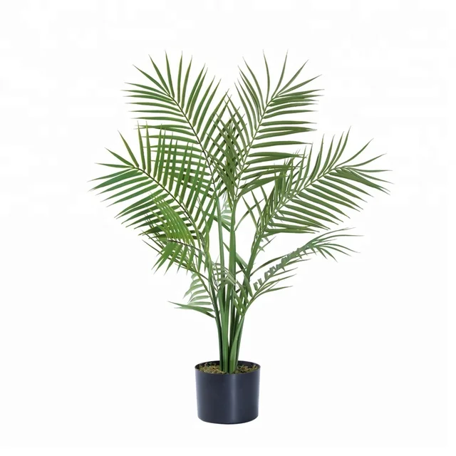 real touch green decorative fake plam tree artificial plants